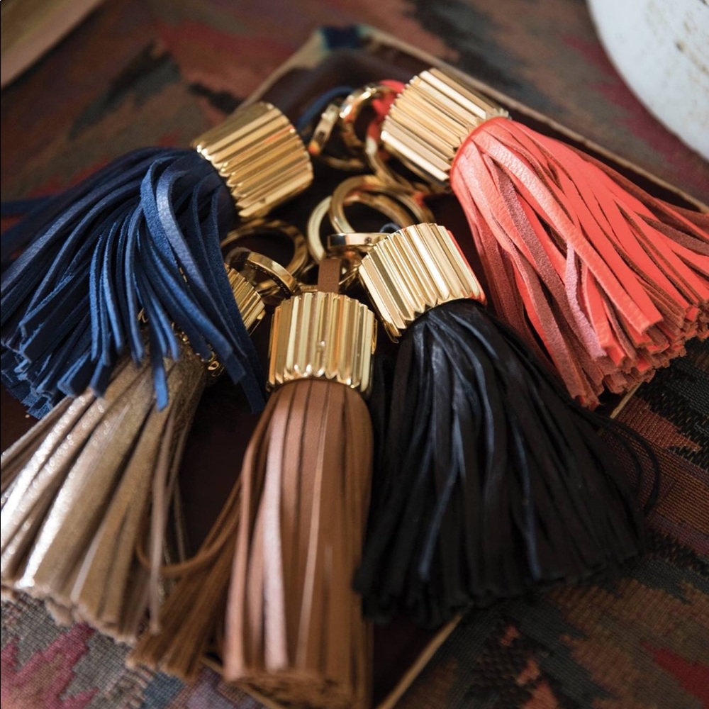 India Hicks Tassel, Gold Sparkle in color